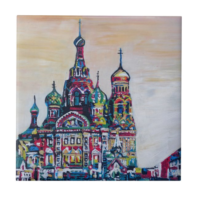 St Petersburg I Fliese (Vorderseite)