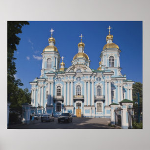 St. Petersburg, Mariinsky, Nikolsky-Kathedrale Poster
