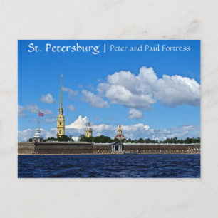 St. Petersburg-, Peter- und Paul-Festung Postkarte