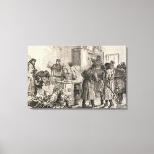 St. Petersburg-Polizei Leinwanddruck