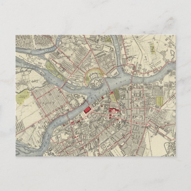 St. Petersburg Postkarte (Vorderseite)