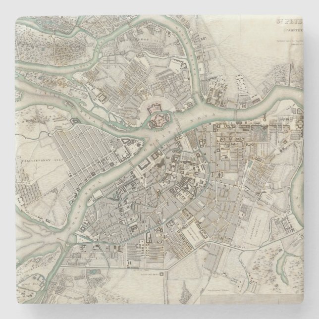 St Petersburg Steinuntersetzer (Vorderseite)