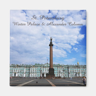 St. Petersburg, Winter-Palast u. Alexander-Spalte Magnet
