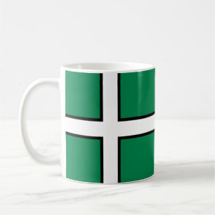 St. Petroc-Fahne / Flag der Devon Coffee Tasse