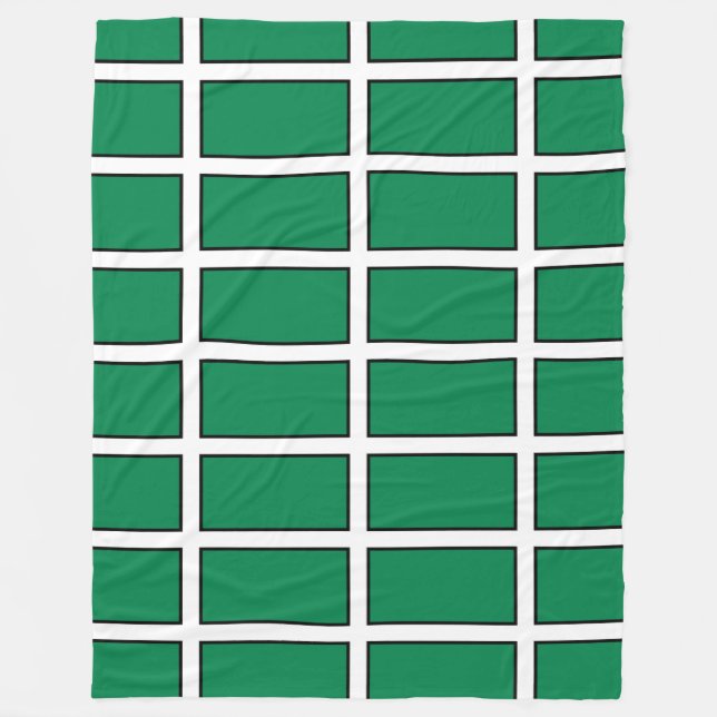 St. Petroc-Flagge / Fahne des Devo Fleece Blanket (Vorderseite)