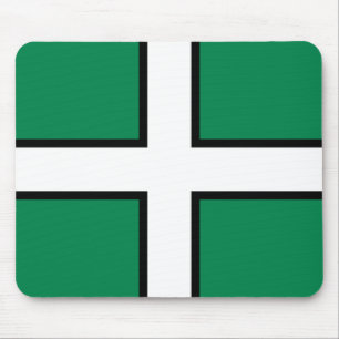 St. Petroc-Flagge / Fahne von Devon Mouse Pad Mousepad