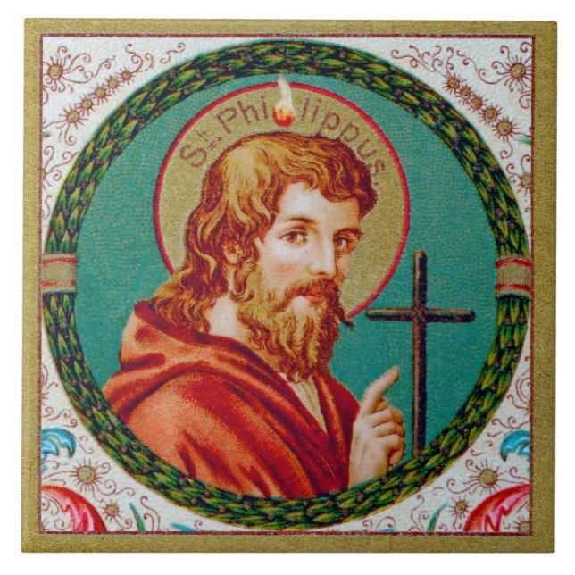 St. Philip der Apostel (JMAS 10) Fliese (Vorderseite)