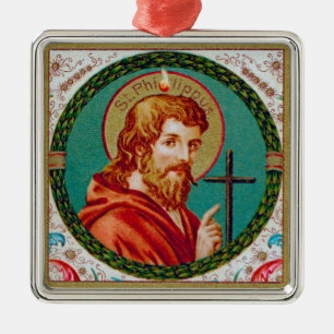 St. Philip der Apostel (JMAS 10) Ornament Aus Metall