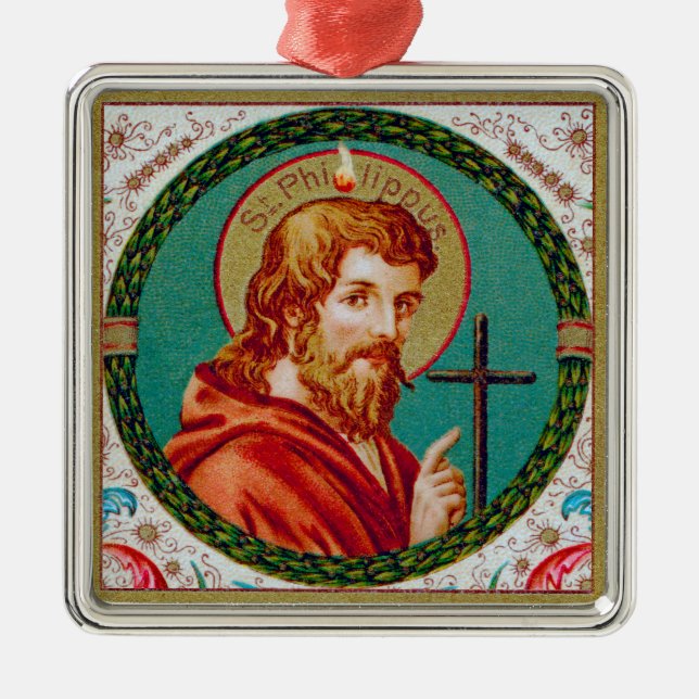 St. Philip der Apostel (JMAS 10) Ornament Aus Metall (Vorne)