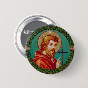 St. Philippus Apostel (JMAS 10) Runde Button
