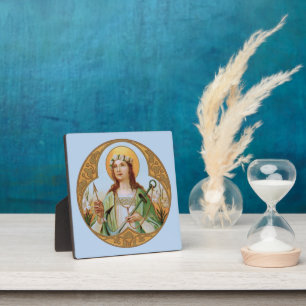 St. Philomena (BK 005) 5,25"x5,25" Quadrat Fotoplatte