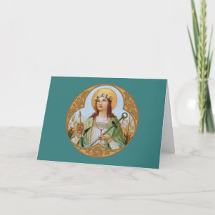 St. Philomena (BK 005) Leere Grußkarte Karte