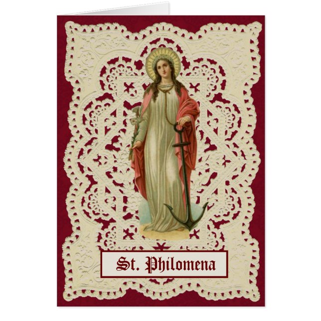 St. Philomena Katholische Religiöse Heilige (Vorne)
