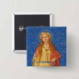 St. Philomena mit Anchor (SNV 051) Button