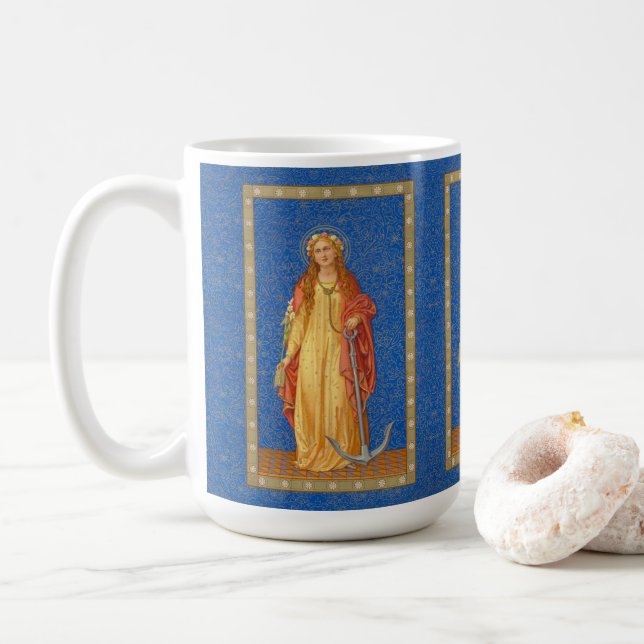 St. Philomena mit Anchor (SNV 051) Kaffeetasse (Mit Donut)