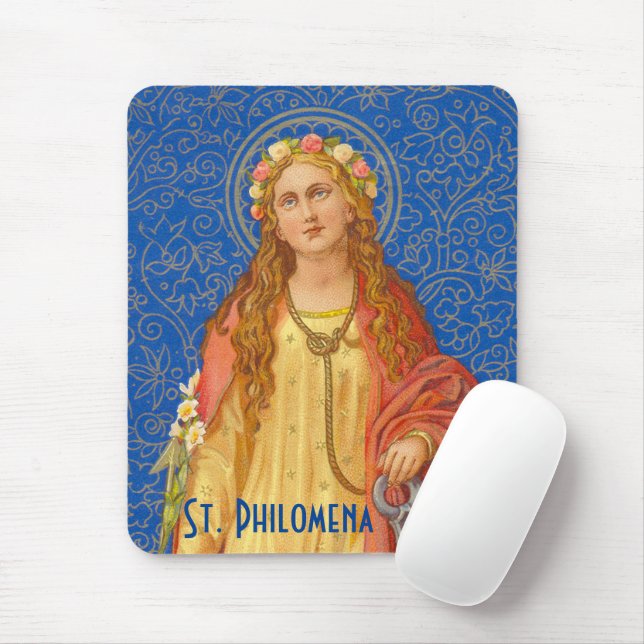 St. Philomena mit Anchor (SNV 051) Mousepad (Mit Mouse)