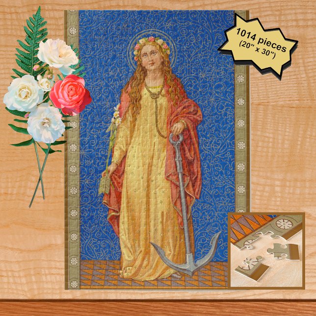 St. Philomena mit Anchor (SNV 051) Puzzle (Von Creator hochgeladen)