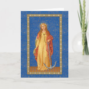 St. Philomena mit Anker (SNV 051) Karte