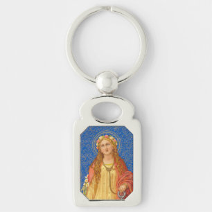 St. Philomena mit Anker (SNV 051) Schlüsselanhänger