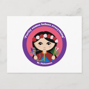 St. Philomena Postkarte