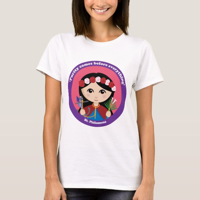 St. Philomena T-Shirt (Vorderseite)