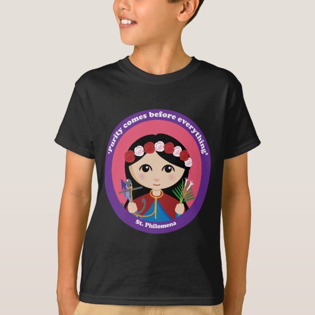 St. Philomena T-Shirt (Vorderseite)