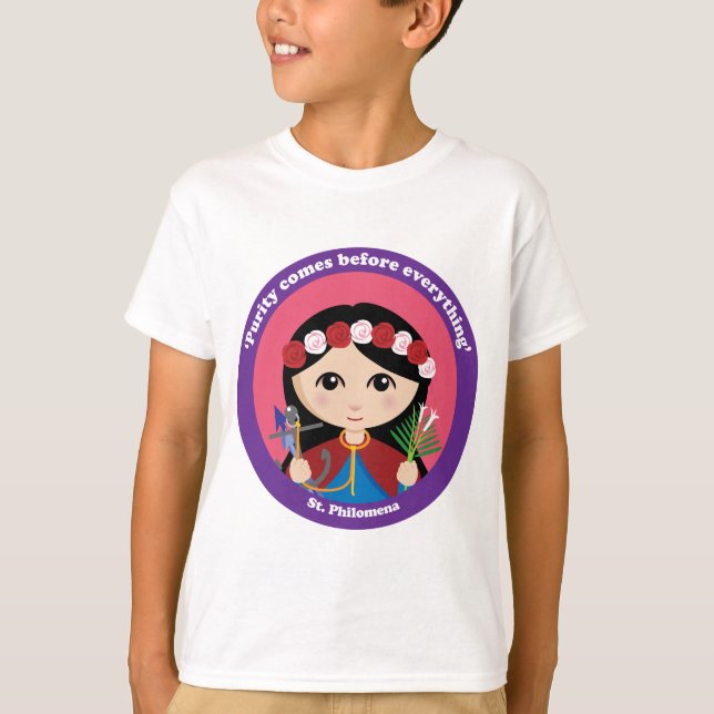 St. Philomena T-Shirt (Vorderseite)