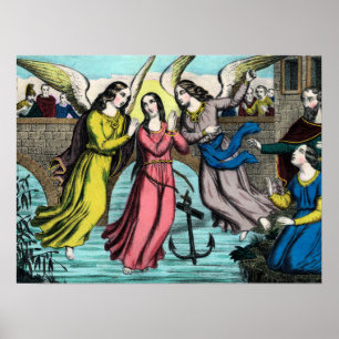 St. Philomena wird vom Ertrinken gerettet Poster