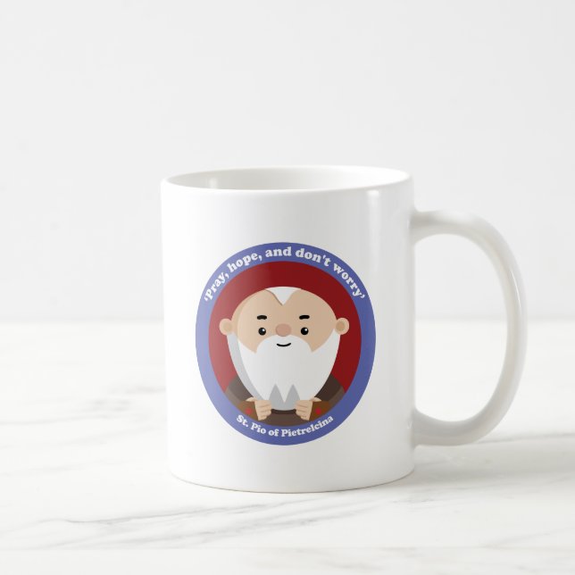 St. Pio von Pietrelcina Tasse (Rechts)