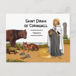 St. Piran von Cornwall (SAE 01) Postkarte