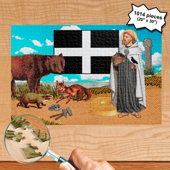 St. Piran von Cornwall (SAE 01) Puzzle (Von Creator hochgeladen)