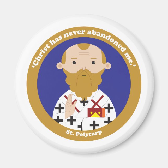 St. Polycarp Magnet (Vorne)