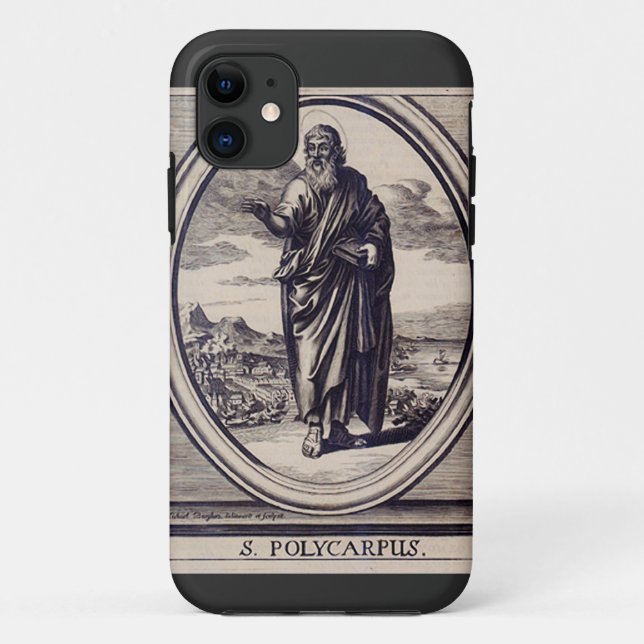 St. Polycarp Smyrna Martyr und Kirchenvater Case-Mate iPhone Hülle (Rückseite)