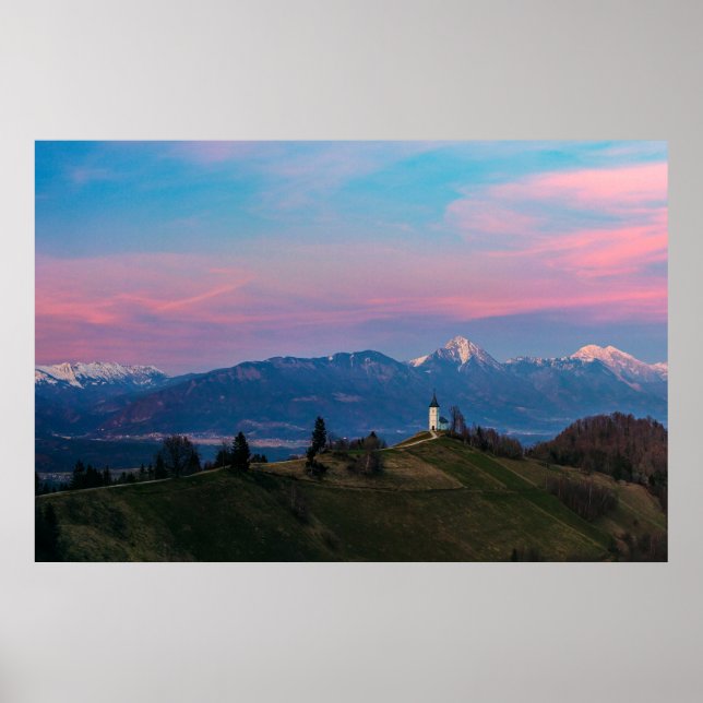 St Primus Jamnik Slowenien Poster (Vorne)