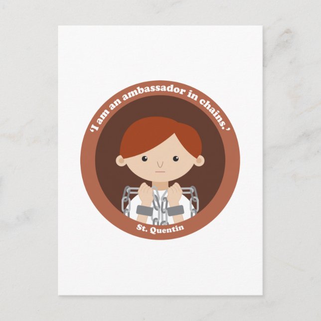 St. Quentin Postkarte (Vorderseite)
