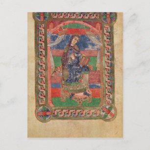 St. Radegund auf dem Thron Postkarte