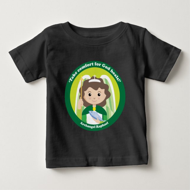 St. Raphael der Erzengel Baby T-shirt (Vorderseite)