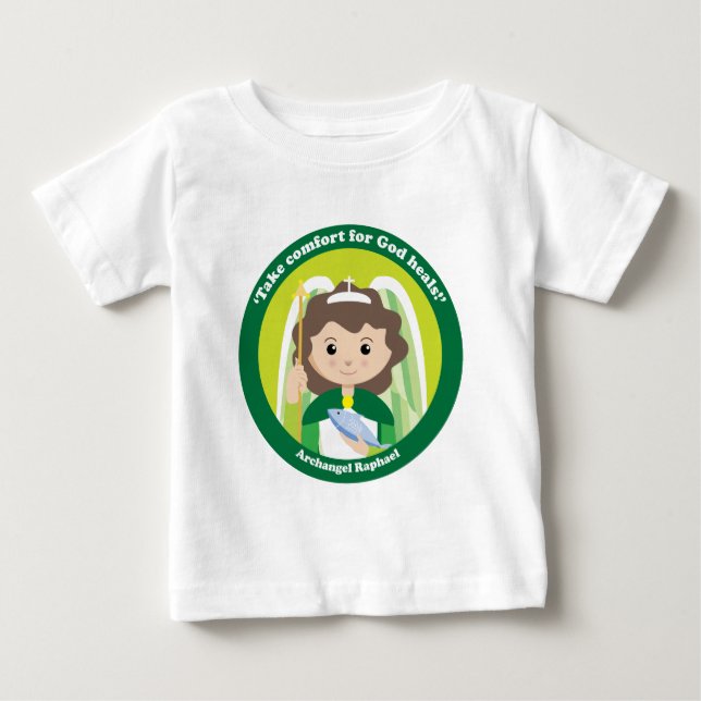 St. Raphael der Erzengel Baby T-shirt (Vorderseite)