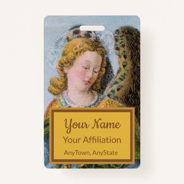 St. Raphael der Erzengel (Detail; M 017) Ausweis (Vorderseite)