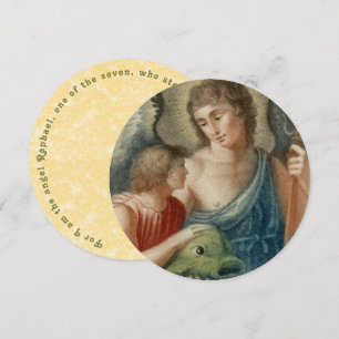 St. Raphael der Erzengel (M 012) Grußkarte Einladung