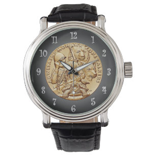 St. Regis Mohawk Stamm Code Talkers Bronze Medaill Armbanduhr