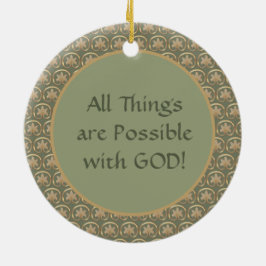 St. Rita of Cascia (M 015) Keramik Ornament