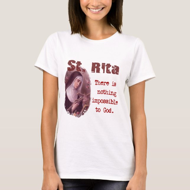 St. Rita T-Shirt (Vorderseite)