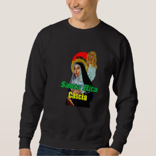 St Rita von Cascia Gebet katholische Patronin Heil Sweatshirt