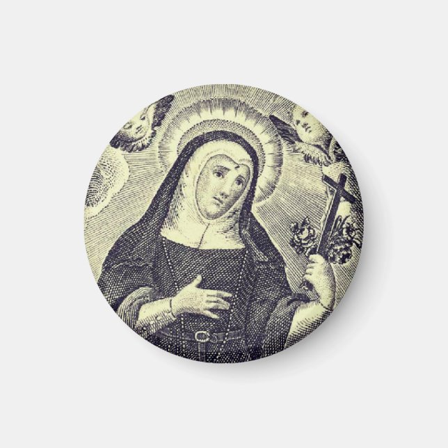 St. Rita von Cascia Magnet (Vorne)