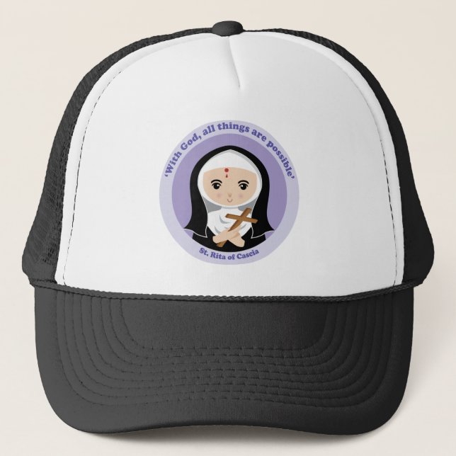St. Rita von Cascia Truckerkappe (Vorderseite)