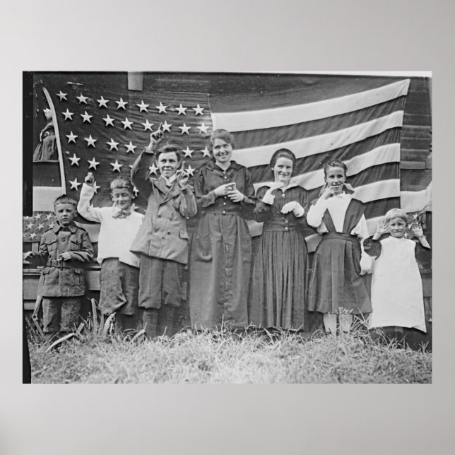 St. Rita's School Students Cincinnati 1918 Poster (Vorne)