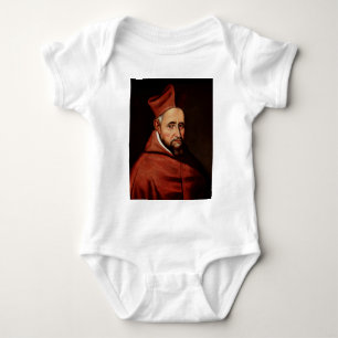 St. Robert Bellarmine Römische Bibliothek Kunst Baby Strampler