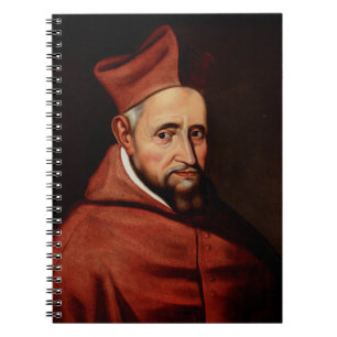 St. Robert Bellarmine Römische Bibliothek Kunst Notizblock