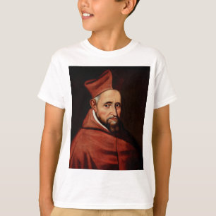 St. Robert Bellarmine Römische Bibliothek Kunst T-Shirt